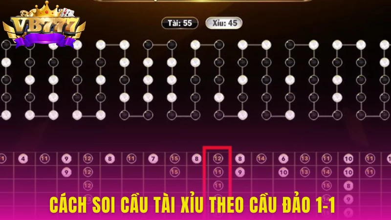 Cầu đảo là phương pháp được áp dụng nhiều trong cách soi cầu tài xỉu