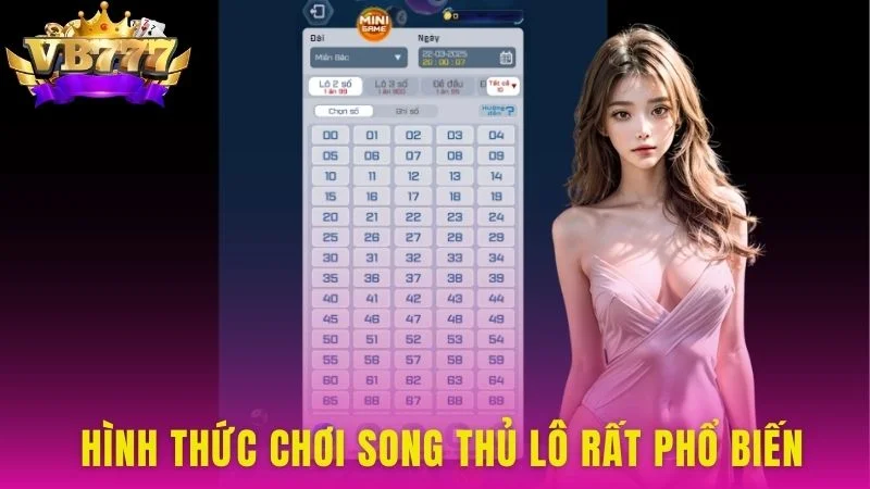 Hình thức chơi song thủ lô rất phổ biến