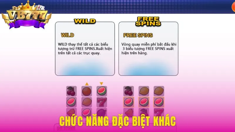 Những tính năng đặc biệt có trong nổ hũ Classic Fruits bạn cần biết đến